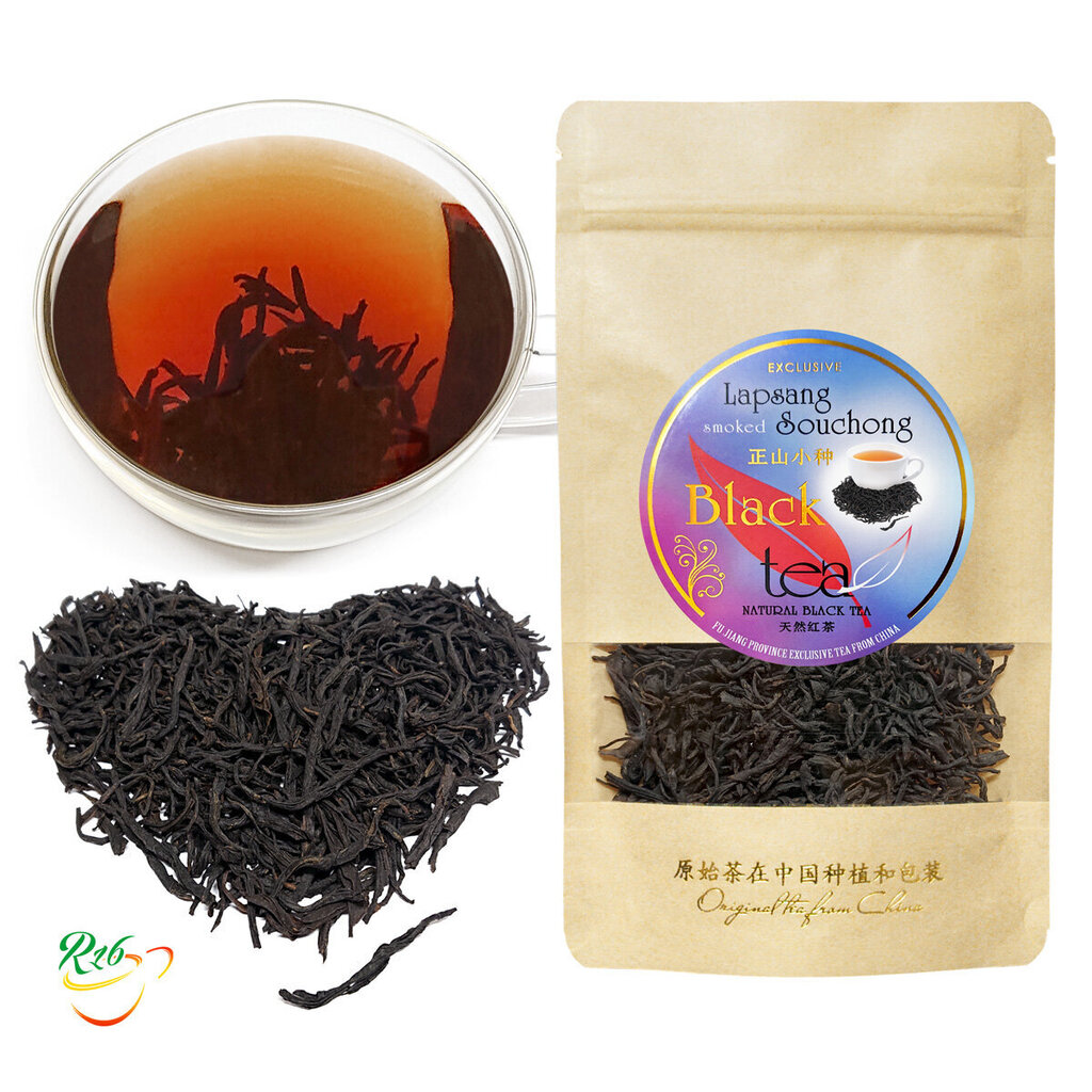 Ekskluzīva Ķīnas melnā tēja ar dūmu aromātu, LAPSANG SOUCHONG, Chinese smoked Black tea, 100 g cena un informācija | Tēja | 220.lv