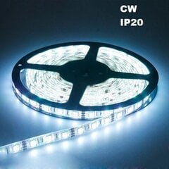 LED Lenta 5m CW IP20 цена и информация | Светодиодные ленты | 220.lv