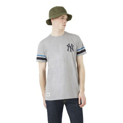 T-krekls New Era Heritage Stripe New York Yankees Pelēks Gaiši pelēks S6428282 cena un informācija | Sporta apģērbs vīriešiem | 220.lv