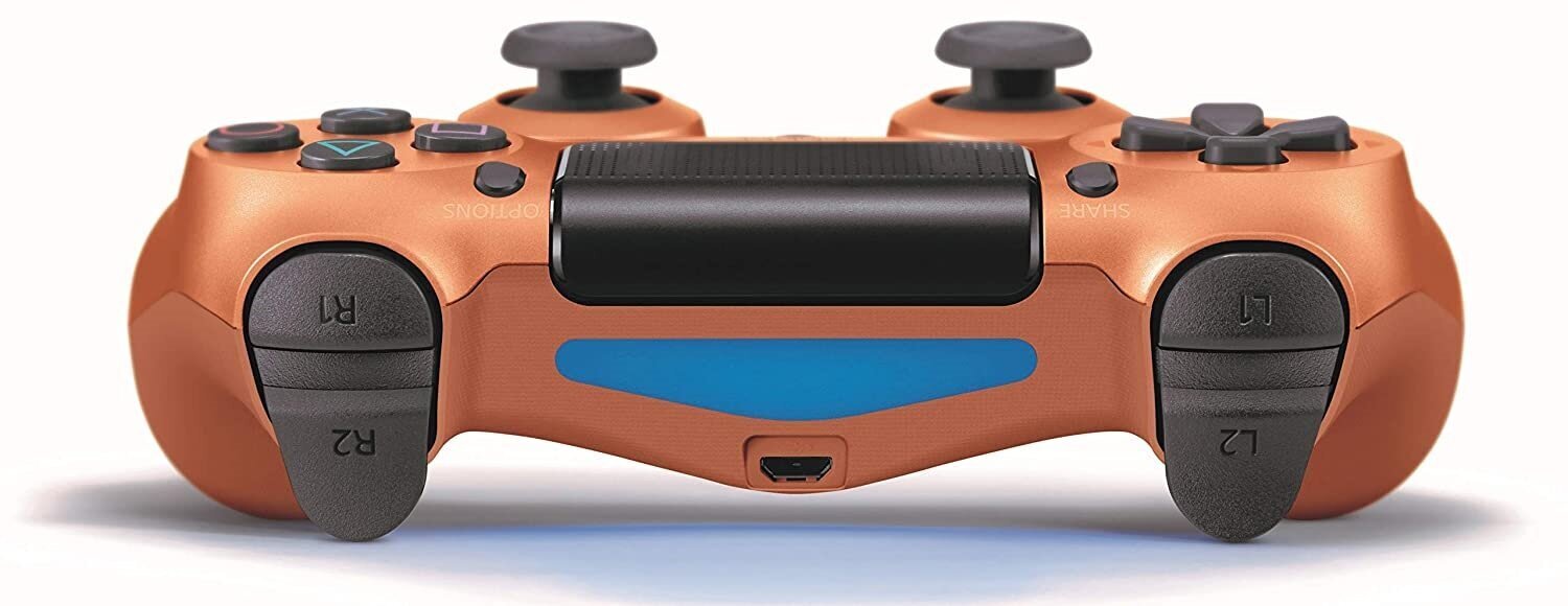 Bezvadu spēļu tālvadības pults priekš PS4/PS5/Android/iOS,PC, Games World PS4 Doubleshock 4 V2, brūna ( Metallic Copper) cena un informācija | Spēļu kontrolieri | 220.lv