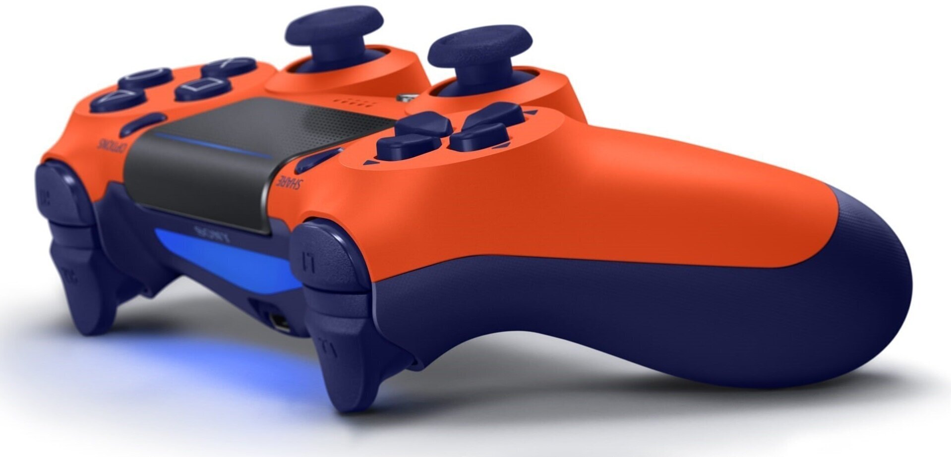 Bezvadu spēļu tālvadības pults priekš PS4/PS5/Android/iOS,PC, Games World PS4 Doubleshock 4 V2, apelsīna krāsā ( Sunset Orange) cena un informācija | Spēļu kontrolieri | 220.lv