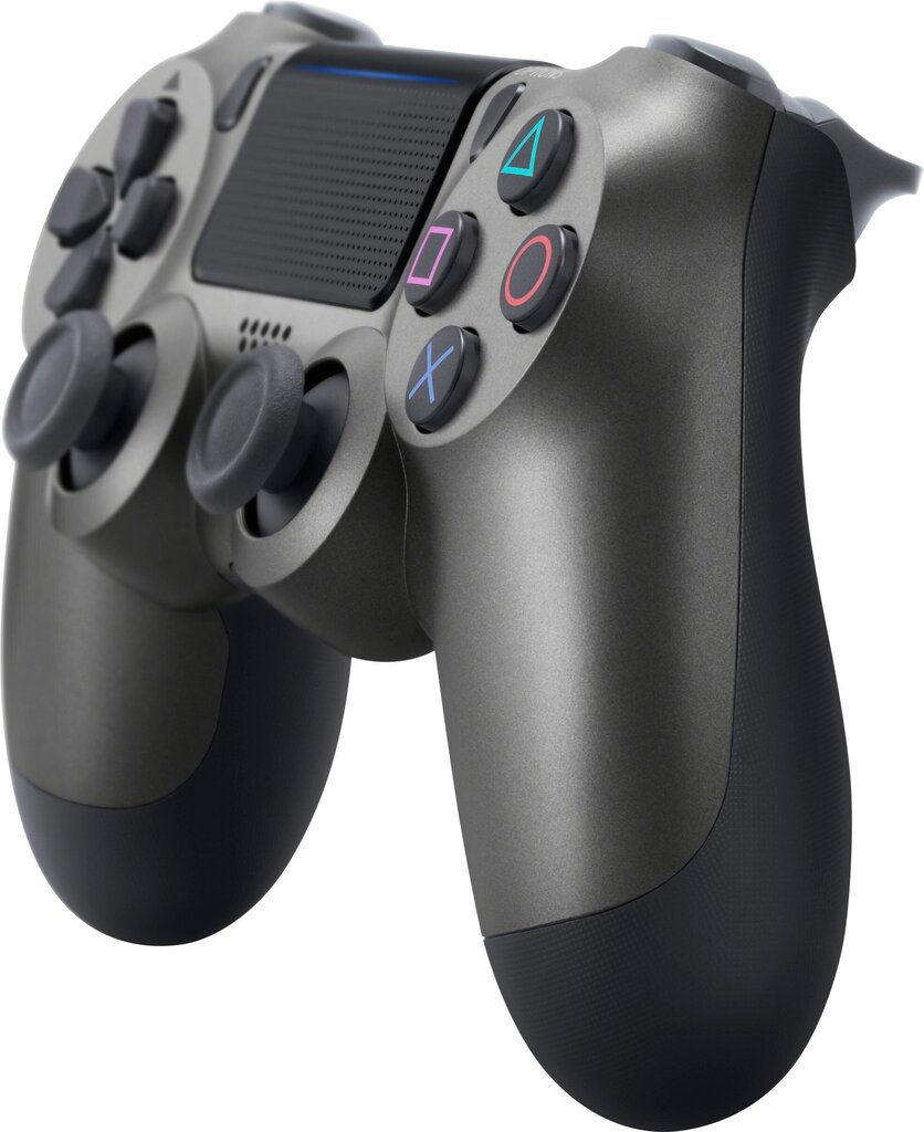 Bezvadu spēļu tālvadības pults priekš PS4/PS5/Android/iOS,PC, Games World PS4 Doubleshock 4 V2, pelēka ( Steel Black) cena un informācija | Spēļu kontrolieri | 220.lv