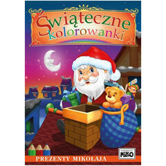 Ziemassvētku Krāsošanas-Dāvanas Ziemassvētku Vecītis cena un informācija | Krāsojamās grāmatas | 220.lv