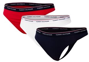 Женские трусики-стринги TOMMY HILFIGER, 3 пары, UW0UW00048 012 13337 цена и информация | Трусики | 220.lv