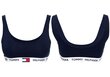 Krūšturis sievietēm Tommy Hilfiger Bralette, tumši zils UW0UW02225 CHS 14693 cena un informācija | Krūšturi | 220.lv