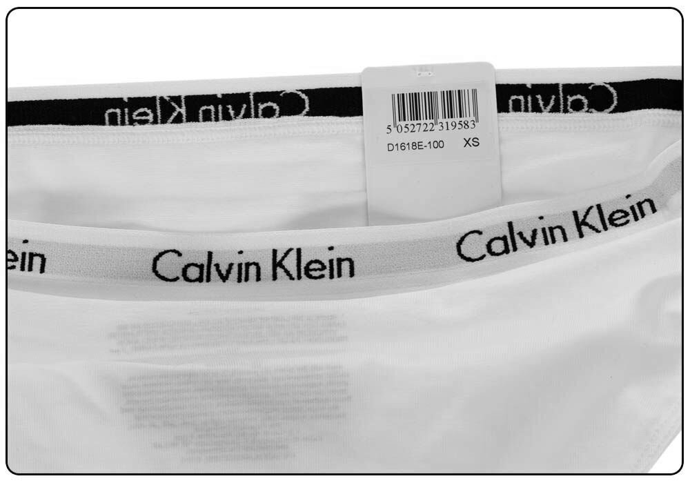 Biksītes sievietēm Calvin Klein Bikini White D1618E 100 30273 cena un informācija | Sieviešu biksītes | 220.lv