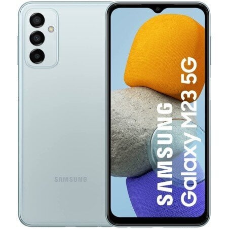 Samsung Galaxy M23 5G 4/128GB Dual SIM SM-M236BLBGEUE Silver cena un informācija | Mobilie telefoni | 220.lv