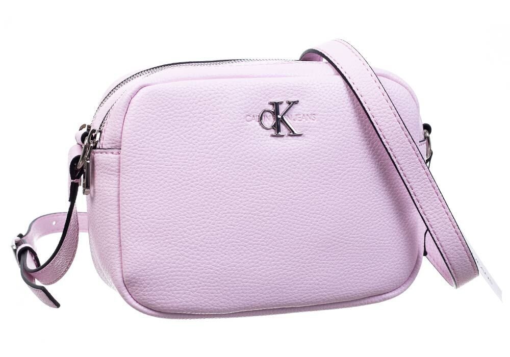 Soma sievietēm Calvin Klein DOUBLE ZIP CROSSBODY PINK K60K607479 TN9 36865 cena un informācija | Sieviešu somas | 220.lv