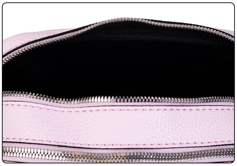 Soma sievietēm Calvin Klein DOUBLE ZIP CROSSBODY PINK K60K607479 TN9 36865 cena un informācija | Sieviešu somas | 220.lv