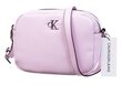 Soma sievietēm Calvin Klein DOUBLE ZIP CROSSBODY PINK K60K607479 TN9 36865 cena un informācija | Sieviešu somas | 220.lv