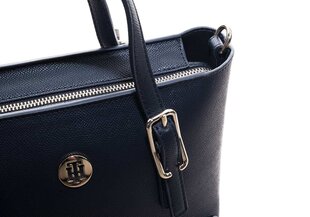 Женская сумка Tommy Hilfiger HONEY SMALL TOTE, темно-синяя AW0AW09656 DW5 37778 цена и информация | Куинн | 220.lv