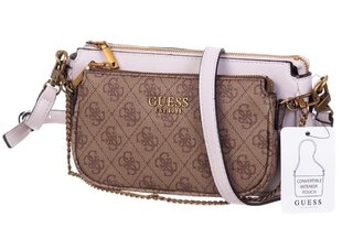 Sieviešu soma Guess 2in1 MIKA DOUBLE POUCH CR BRŪNA SB796770 35227 cena un informācija | Sieviešu somas | 220.lv