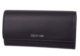 Женский кошелек Calvin Klein TRIFOLD LG BLACK K60K607453 BAX 36726 цена и информация | Женские кошельки, держатели для карточек | 220.lv