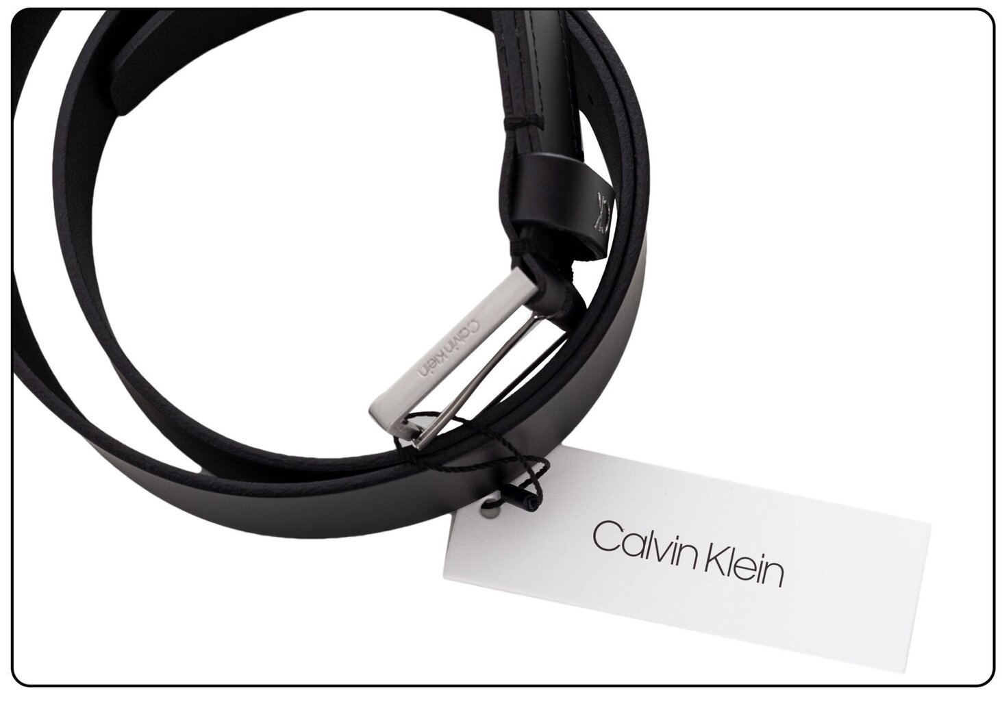 Josta vīriešiem Calvin Klein FORMAL BELT 3.5 cm, melna K50K504300 001 25145 cena un informācija | Vīriešu jostas | 220.lv