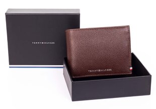 Vīriešu maks Tommy Hilfiger BUSINESS CC ADN COIN WALLET BROWN AM0AM06531 GBT 37641 cena un informācija | Vīriešu maki, karšu maki | 220.lv