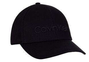 Cepure ar nagu Calvin Klein CALVIN EMBROIDERY BB CAP BLACK K50K505737 BAX 36584 cena un informācija | Vīriešu cepures, šalles, cimdi | 220.lv