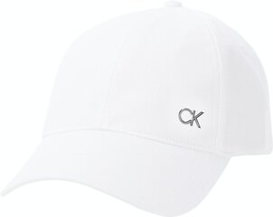 Cepure ar nagu vīriešiem Calvin Klein BB CAP WHITE K50K507027 YAF 36912 цена и информация | Мужские шарфы, шапки, перчатки | 220.lv