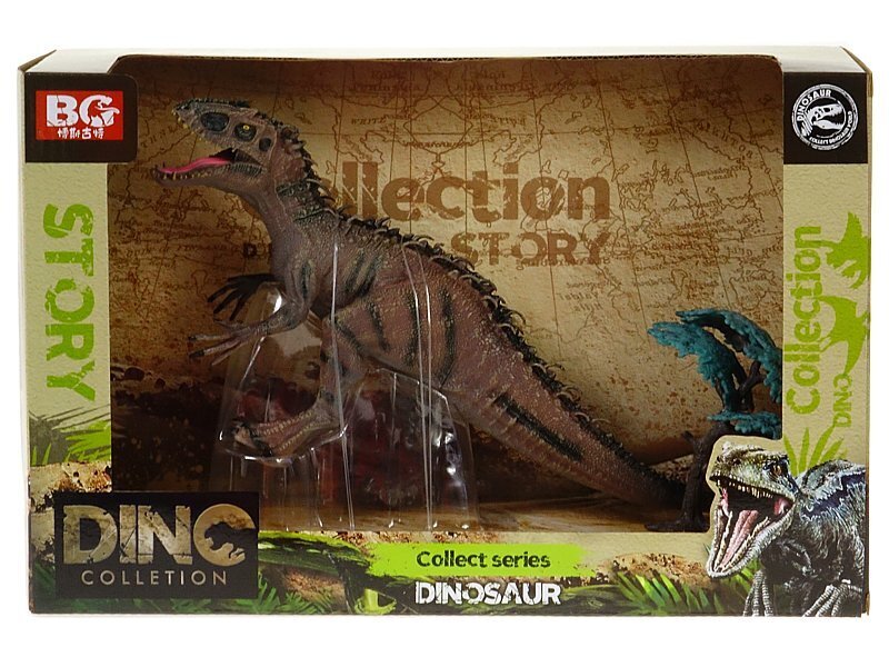 Dinozaura figūra T-Rex ar koku, 3+ cena un informācija | Rotaļlietas zēniem | 220.lv