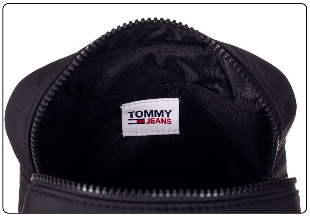 Kosmētikas soma Tommy Hilfiger Tjw Nylon Washbag, melna AW0AW10682 BDS cena un informācija | Kosmētikas somas, spoguļi | 220.lv