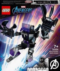 76204 LEGO® Super Heroes Melnās panteras bruņas cena un informācija | Konstruktori | 220.lv