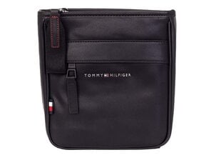 Pleca soma Tommy Hilfiger Elevated Pu Mini Crossover, melna AM0AM06704 BDS cena un informācija | Vīriešu somas | 220.lv