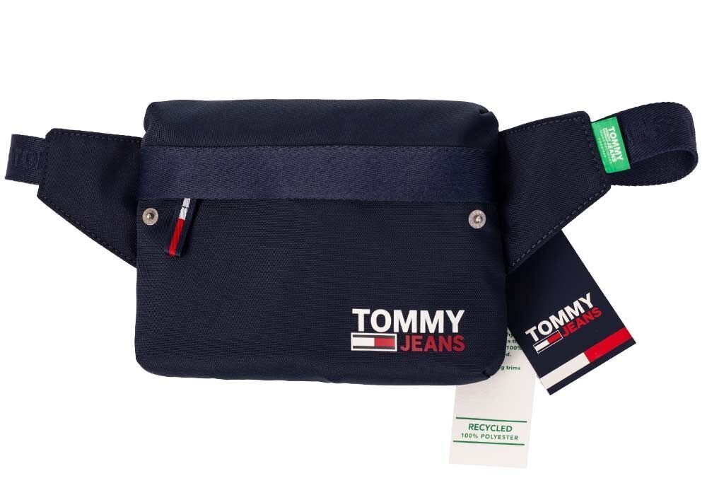 Jostas soma Tommy Hilfiger Tjm Campus Bumbag, tumši zila AM0AM07146 C87 cena un informācija | Vīriešu somas | 220.lv