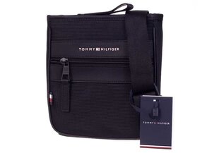 Мужская сумка через плечо TOMMY HILFIGER ELEVATED NYLON MINI CROSSOVER, черная AM0AM07579 BDS цена и информация | Мужские сумки | 220.lv