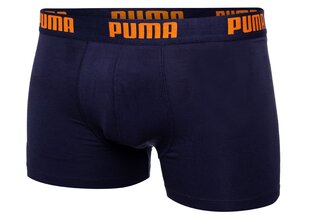 Bokseri vīriešiem Puma, 2 pāri, zili/tumši zili 906823 29 18678 цена и информация | Мужские трусы | 220.lv