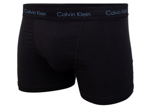 Apakšbikses vīriešiem Calvin Klein 3 pāri BLACK 0000U2662G 9HC 19646 цена и информация | Мужские трусы | 220.lv
