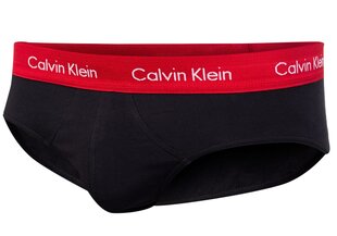 Apakšbikses vīriešiem Calvin Klein BRIEF 3 PAK BLACK U2661G 9IJ 19757 cena un informācija | Vīriešu apakšbikses | 220.lv