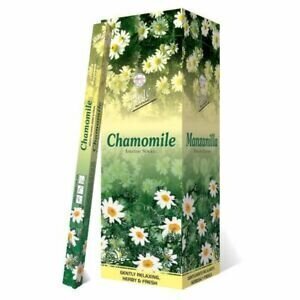 Aromātiskie smaržkociņi, Chamomile KRISHAN India, 8 gab. cena un informācija | Sveces un svečturi | 220.lv