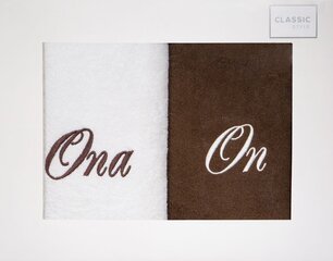 Комплект полотенец Ona&On, 2 шт. цена и информация | Полотенца | 220.lv