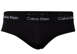 Apakšbikses vīriešiem Calvin Klein, kokvilnas, elastīgas, 3 gab., zilas/tumši zilas/melnas U2661G 4KU 14057 цена и информация | Мужские трусы | 220.lv