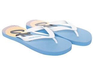 Čības vīriešiem Calvin Klein FF Sandals, zilas KM0KM00500 CAE 14988 цена и информация | Мужские шлепанцы, босоножки | 220.lv