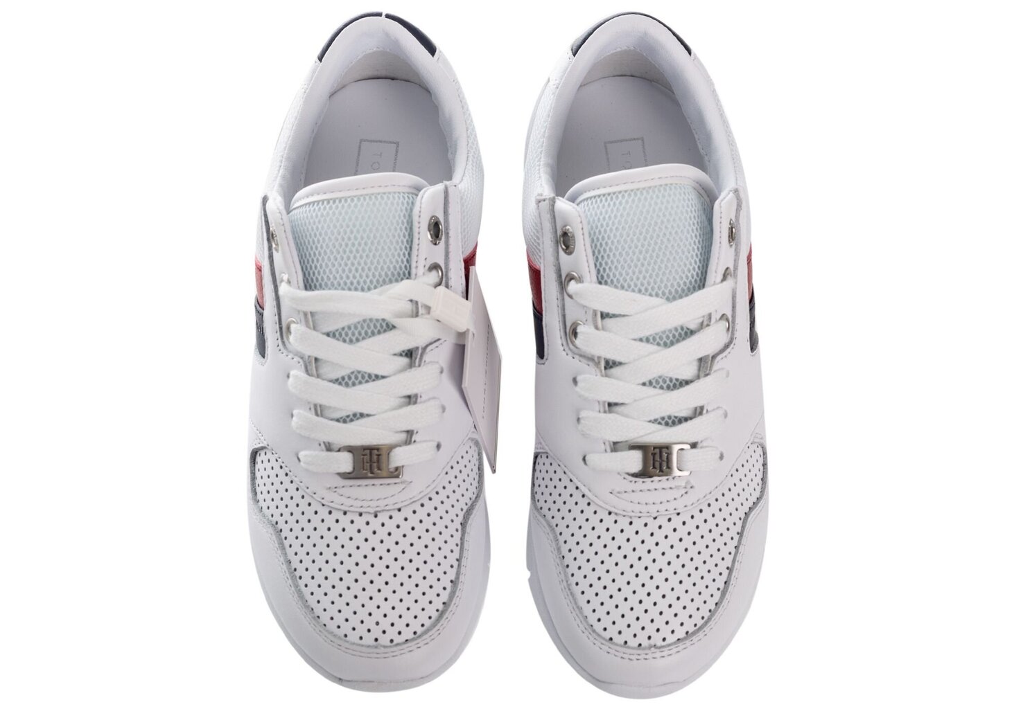 Sporta apavi sievietēm Tommy Hilfiger LIGHTWEIGHT LEATHER SNEAKER WHITE FW0FW04261 020 19665 cena un informācija | Sporta apavi sievietēm | 220.lv