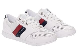 Женские кроссовки Tommy Hilfiger LIGHTWEIGHT LEATHER SNEAKER, белые, FW0FW04261 020 19665 цена и информация | Спортивная обувь для женщин | 220.lv