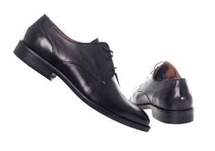 Элегантные мужские туфли Tommy Hilfiger ESSENTIAL LEATHER LA BLACK FM0FM00318 990 19579 цена и информация | Мужские ботинки | 220.lv