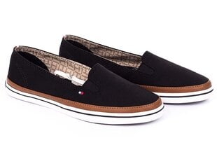 Apavi sievietēm Tommy Hilfiger ICONIC KESHA SLIP ON BLACK FW0FW01656 990 25545 cena un informācija | Sporta apavi sievietēm | 220.lv