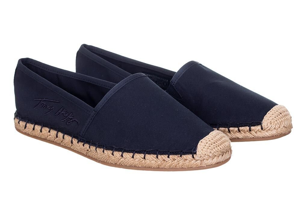 Espadrilles sievietēm Tommy Hilfiger TH SIGNATURE ESPADRILLE NAVY FW0FW05649 DW5 26208 cena un informācija | Sieviešu kurpes | 220.lv