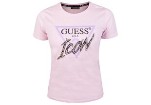 Футболка женская Guess SS CN ICON TEE PINK W1RI25I3Z00 G600 25876 цена и информация | Женские футболки | 220.lv