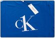 Vīriešu T-krekls Calvin Klein RELAXED CREW TEE, zils KM0KM00646 C5D 26055 cena un informācija | Vīriešu T-krekli | 220.lv