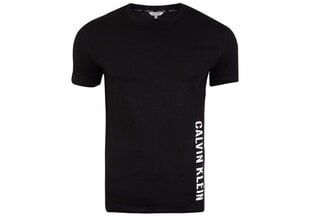 Vīriešu T-krekls Calvin Klein RELAXED CREW TEE, melns KM0KM00604 BEH 26126 cena un informācija | Vīriešu T-krekli | 220.lv