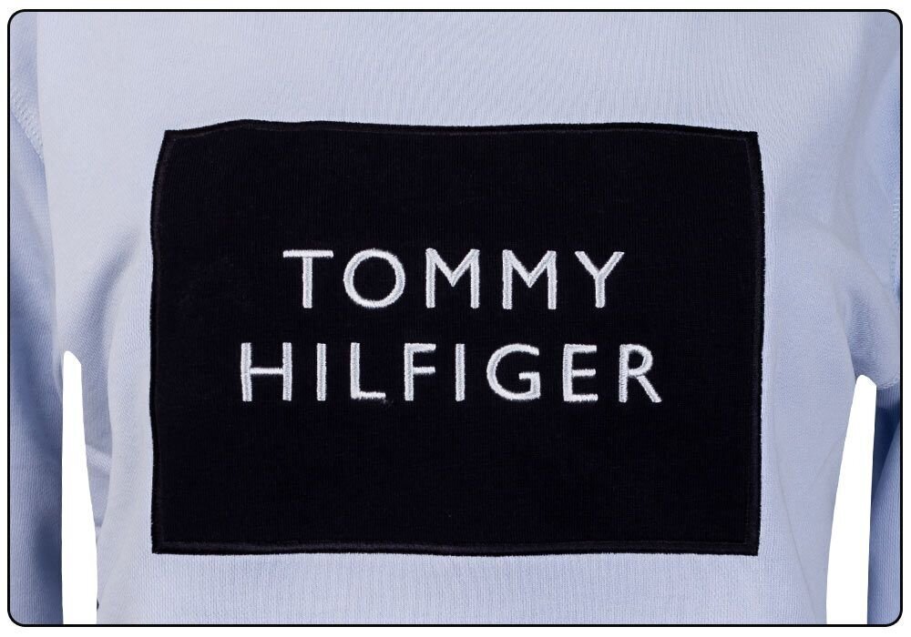 Džemperis sievietēm Tommy Hilfiger RELAXED T BOX C-NK SWEATSHIRT LS LIGHT BLUE WW0WW30391 C10 28982 cena un informācija | Sieviešu džemperi | 220.lv