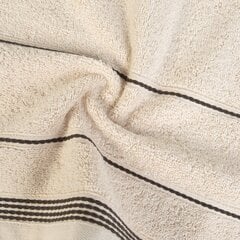 Полотенце Mira, 30x50 см, коричневое/песочного цвета цена и информация | Полотенца | 220.lv