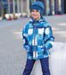 Huppa bērnu jaka 40g Terrel 18150004*12166, gaiši zils/balts 4741632066311 cena un informācija | Zēnu virsjakas | 220.lv