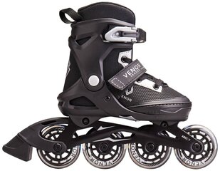 Роликовые коньки Venor Invicta Kids Inline, цвет черный/серебристый цена и информация | Роликовые коньки | 220.lv