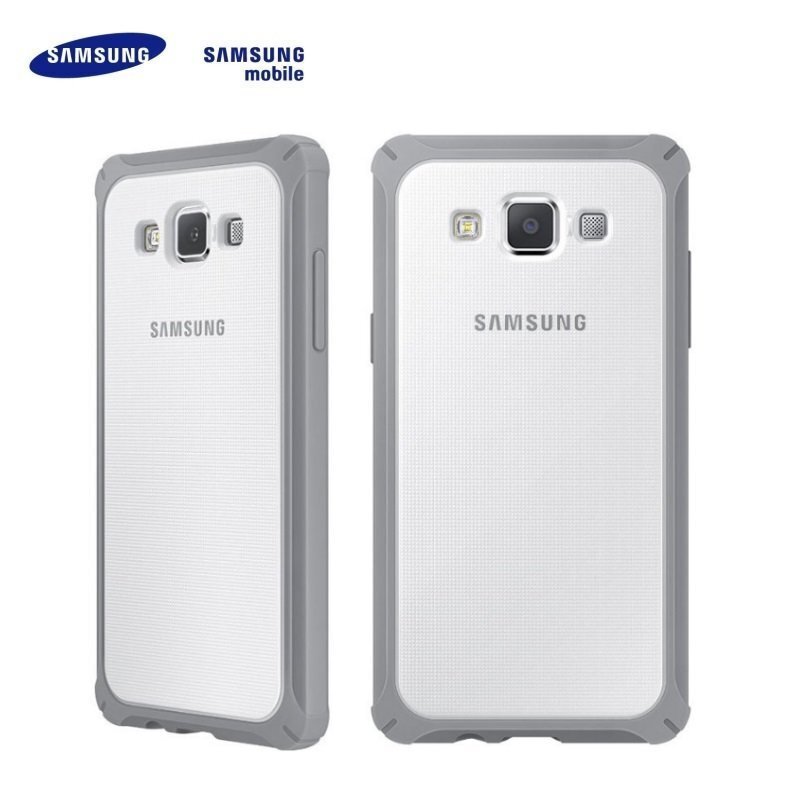 Pārvietojams Pārsegs Samsung Galaxy A3 Caurspīdīgs Pelēks cena un informācija | Telefonu vāciņi, maciņi | 220.lv