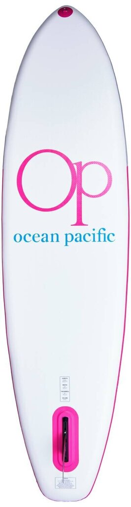 Ocean Pacific Malibu All Round 10'6 piepūšamais airu dēlis, balts/pelēks/rozā cena un informācija | SUP dēļi, sērfa dēļi un piederumi | 220.lv