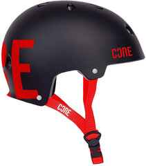 Уличный шлем CORE, размер XS-S, черный/красный цена и информация | Шлемы | 220.lv