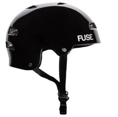 Шлем Fuse Alpha размера L-XL, глянцевый черный цена и информация | Шлемы | 220.lv